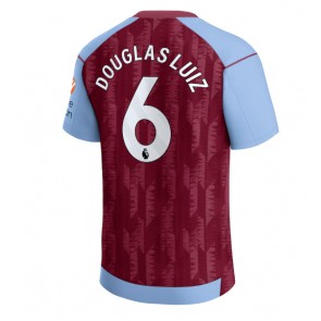 Aston Villa Douglas Luiz #6 Hjemmebanetrøje 2023-24 Kort ærmer